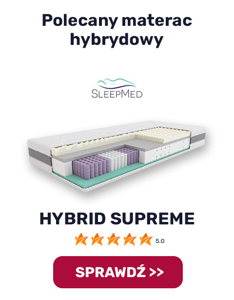Materac SleepMed Hybrid Supreme hybrydowy